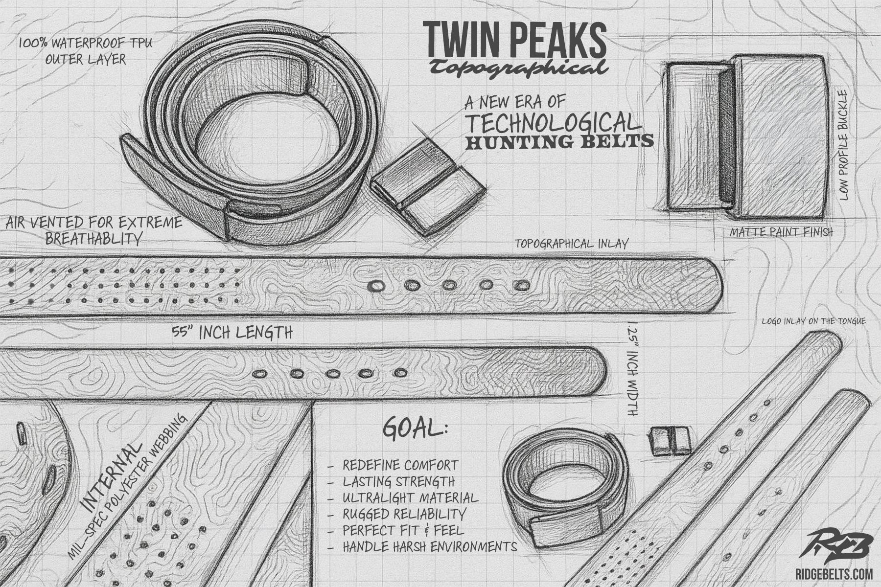 Lightweight Ridge Belt - Premium Outdoor Tactical Belt