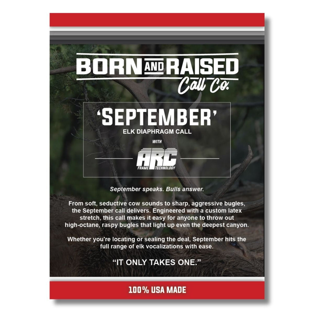 September - Elk Diaphragm Call