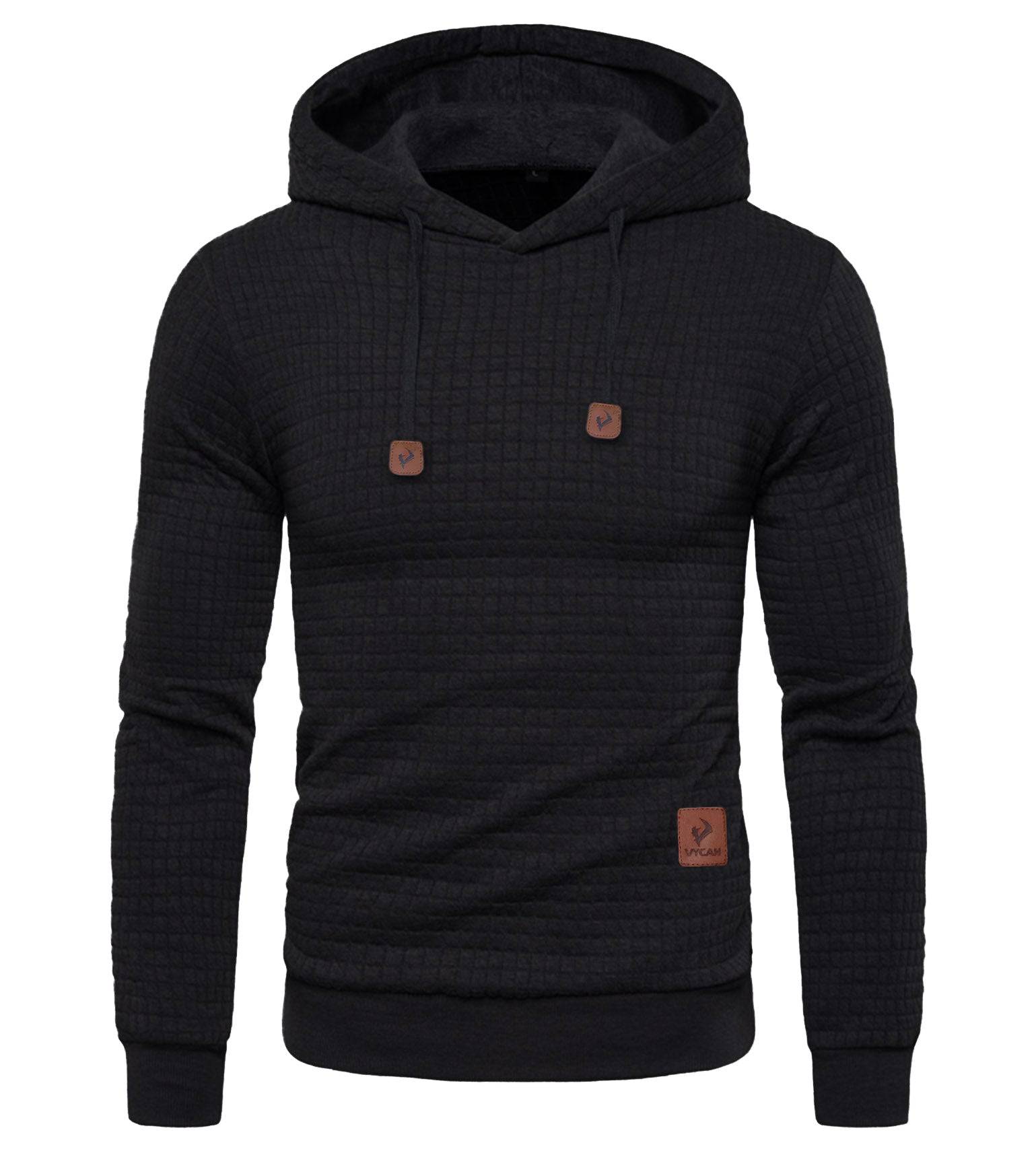Titan Hoodie - Black | Premium Grid Fleece Hunting Hoodie