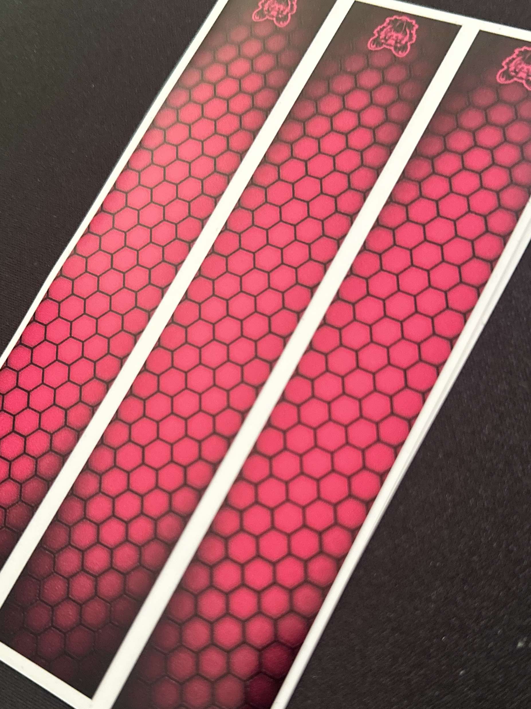 Black Drop Shadow Honeycomb Arrow Wraps